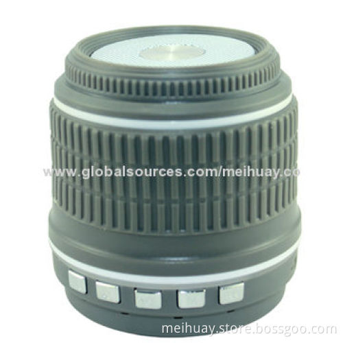 Outdoor Stereo Mini Speaker, TF Card Slot and Microphone, 600mAh Lithium Battery